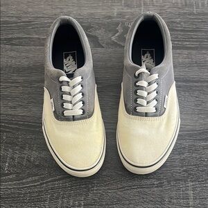 Vans Gray and Cream Sneakers for Everyday Style